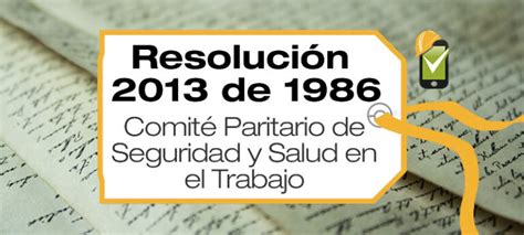 copast|Resolución 2013 de 1986